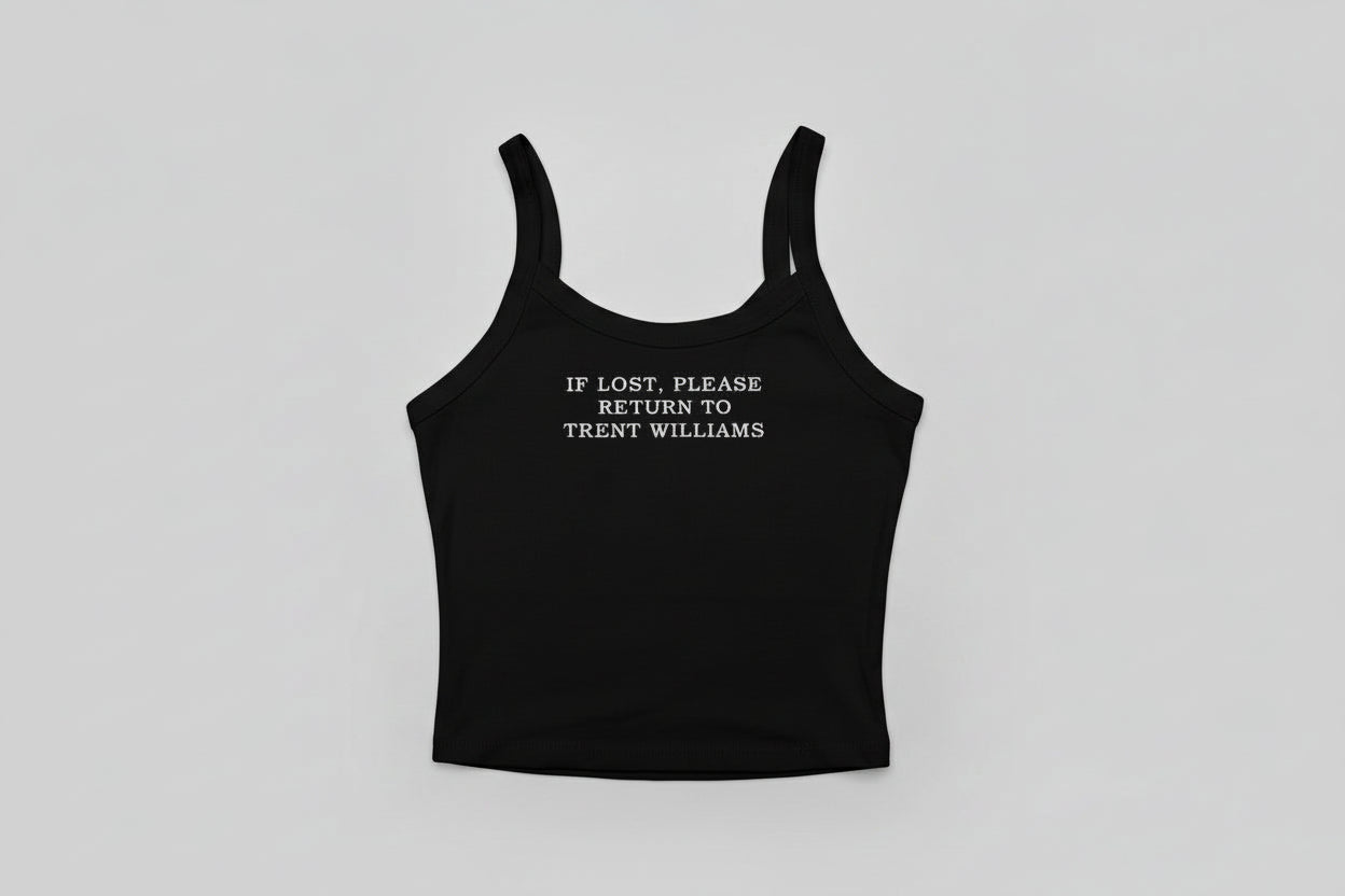 black retrn to tank on white background
